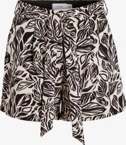 Vila Shorts Regular Bandplooibroek PALOMY Dames Beige