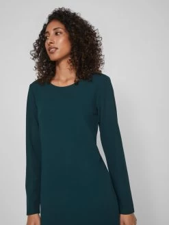 Vila Jerseyjurken Jurk ARMERONE Dames Donkergroen -Vila 37a42ed64604cf85d59d347779582c51