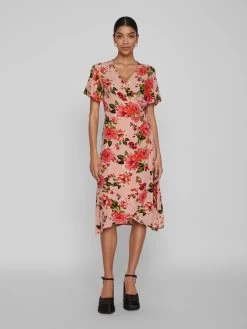 Vila Mini Jurken Jurk Dames Rosa -Vila 37b9d74d876d04c92cd8ed922bdb879d