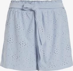 Vila Shorts Regular Broek Kawa Dames Lichtblauw