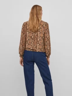 Vila Blouseshirts Blouse Dames Bruin Gemêleerd 9 Vila Blouseshirts Blouse Dames Bruin Gemêleerd -Vila 3846602eeae4e41f4a7a5cbfbd417536 scaled