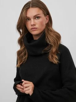 Vila Coltruien Trui Cilia Dames Zwart -Vila 388318b3cf6b6bd39d867bc0cbd62c3d