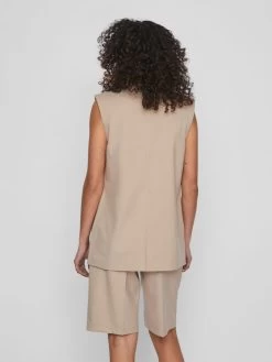 Vila Bodywarmers Bodywarmer Dames Beige -Vila 38a4b08c8f2c70e195812defd7fe432a