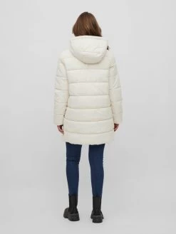 Vila Wintermantels Wintermantel Dames Beige -Vila 391f90a4530018647003e1ccfdd5b273