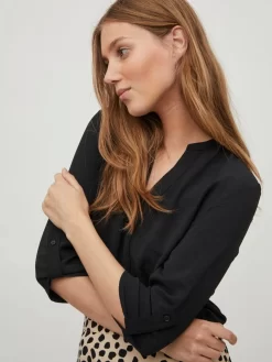 Blouses Met Korte Mouw Blouse Dames Zwart 8 Blouses Met Korte Mouw Blouse Dames Zwart -Vila 396195272aec692df6d512ddc88bc5d5 scaled