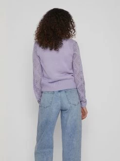 Vila Vesten Gebreid Vest JODIE Dames Lavendel -Vila 39712418cee5fe525c5a7edf2bdc249e