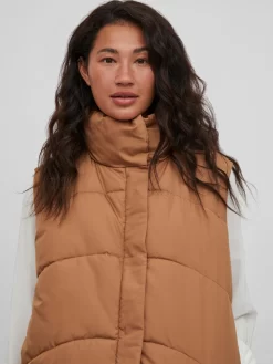 Vila Bodywarmers Bodywarmer Dames Cognac -Vila 39f7e95ab2db686d0ab20d9c1b4e459a scaled