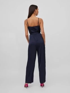 Vila Lange Jumpsuits Jumpsuit Dames Navy -Vila 3b64be7880cc7c40e89e53f862143189