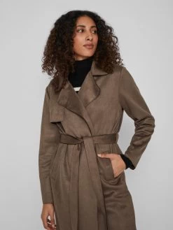 Vila Tussenmantels Tussenmantel Shelley Dames Bruin -Vila 3b917bf27a761d44806dad03c41014d5