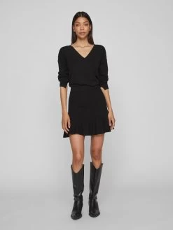 Vila Mini Rokken Rok Sachin Dames Zwart -Vila 3c258ca3588a8e9b355cccb8b109bae2