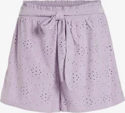 Vila Shorts Regular Broek Kawa Dames Pastellila