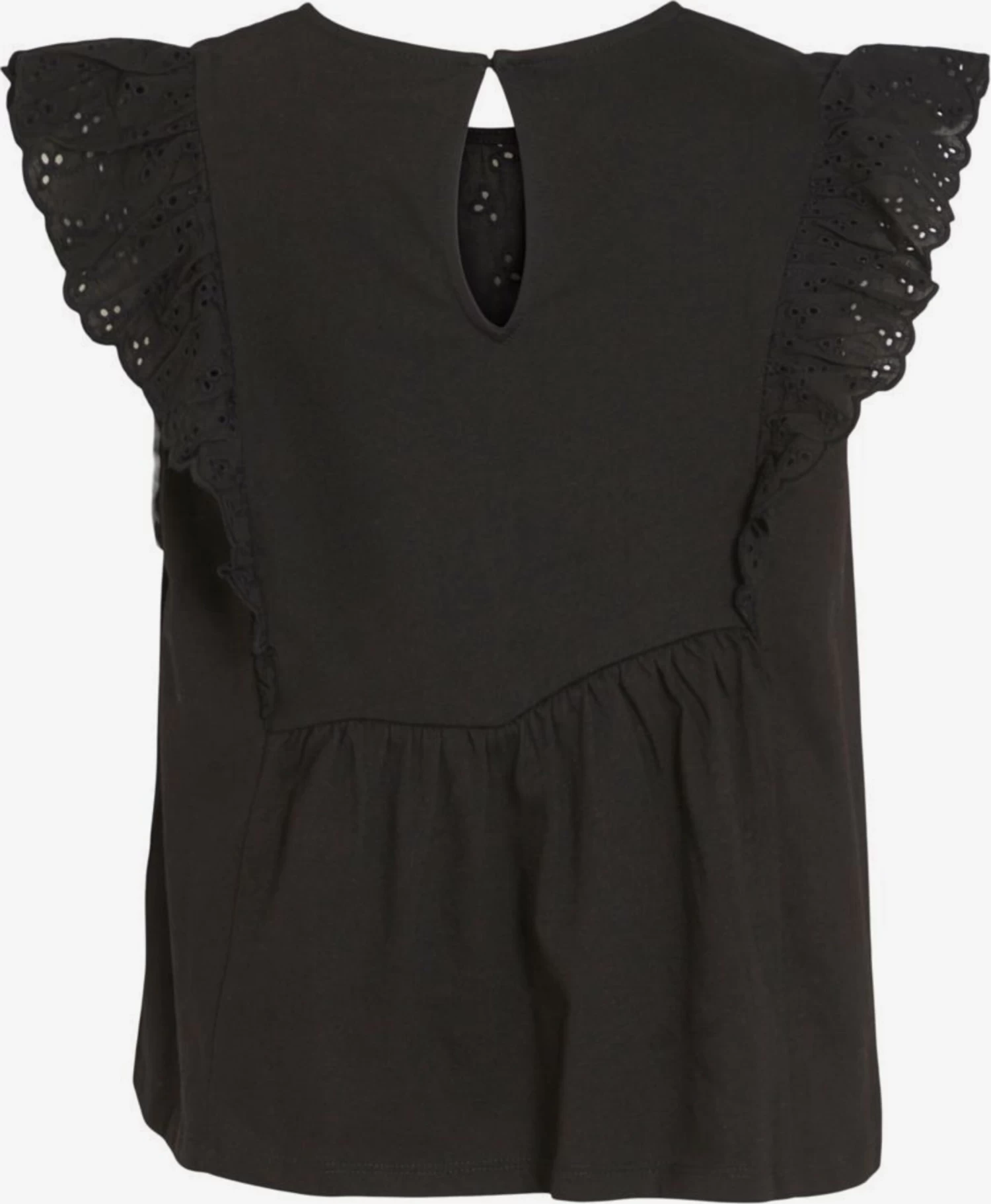 Vila Blouse Tops Blouse Dames Zwart 2 Vila Blouse Tops Blouse Dames Zwart - Afbeelding 2