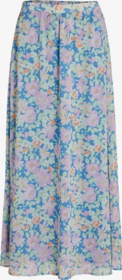 Vila Maxi Rokken Rok Dames Blauw / Gemengde Kleuren