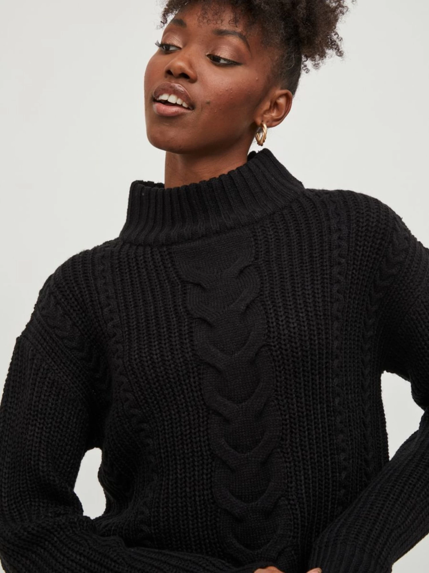 Vila Coltruien Trui Dames Zwart 6 Vila Coltruien Trui Dames Zwart - Afbeelding 6