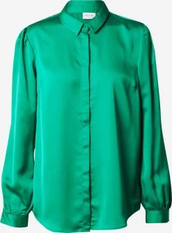 Vila Overhemden Blouse Dames Groen