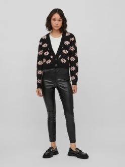 Vesten Gebreid Vest SAINT Dames Zwart -Vila 3e70521a8158cc739e5fcd75f9992d2d