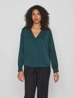 Vila Blouseshirts Blouse Dames Groen / Petrol / Donkergroen 9 Vila Blouseshirts Blouse Dames Groen / Petrol / Donkergroen -Vila 400a34a734101c2c2af3bdfc1d792bc9