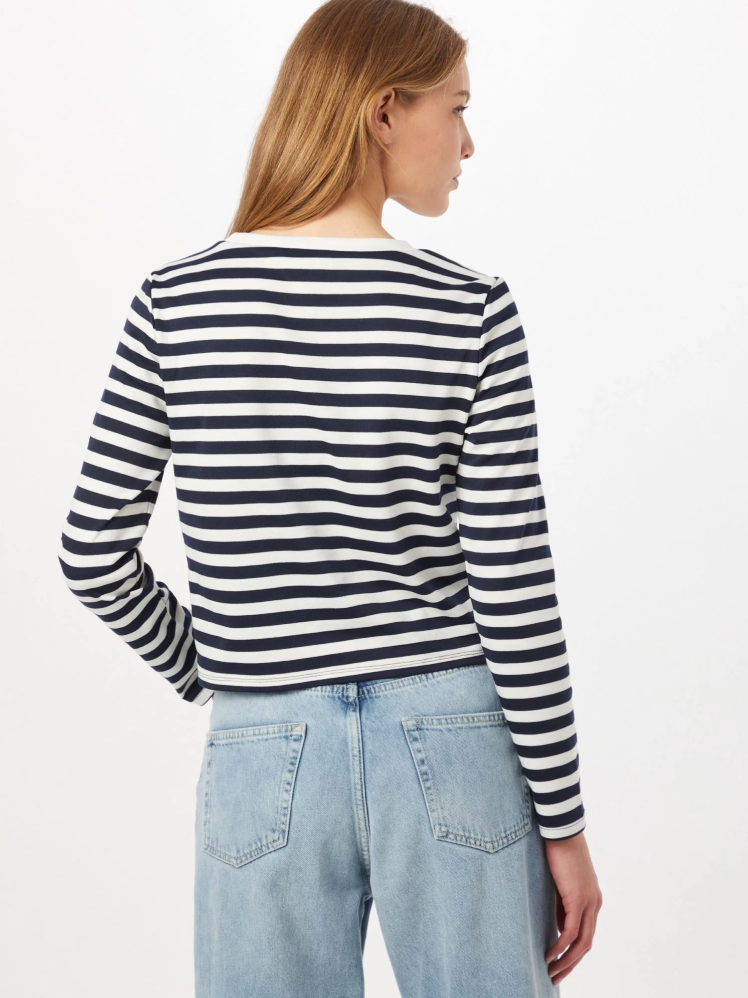 Vila Longsleeves Shirt Tinny Dames Navy 4 Vila Longsleeves Shirt Tinny Dames Navy - Afbeelding 4