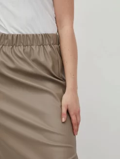 Vila Midi Rokken Rok Dames Chamois -Vila 40dc08b7f5773e091e4857f22d56df92 scaled