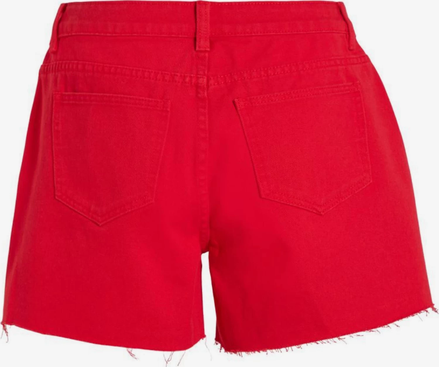 Vila Denim Shorts Regular Jeans Dames Vuurrood 2 Vila Denim Shorts Regular Jeans Dames Vuurrood - Afbeelding 2