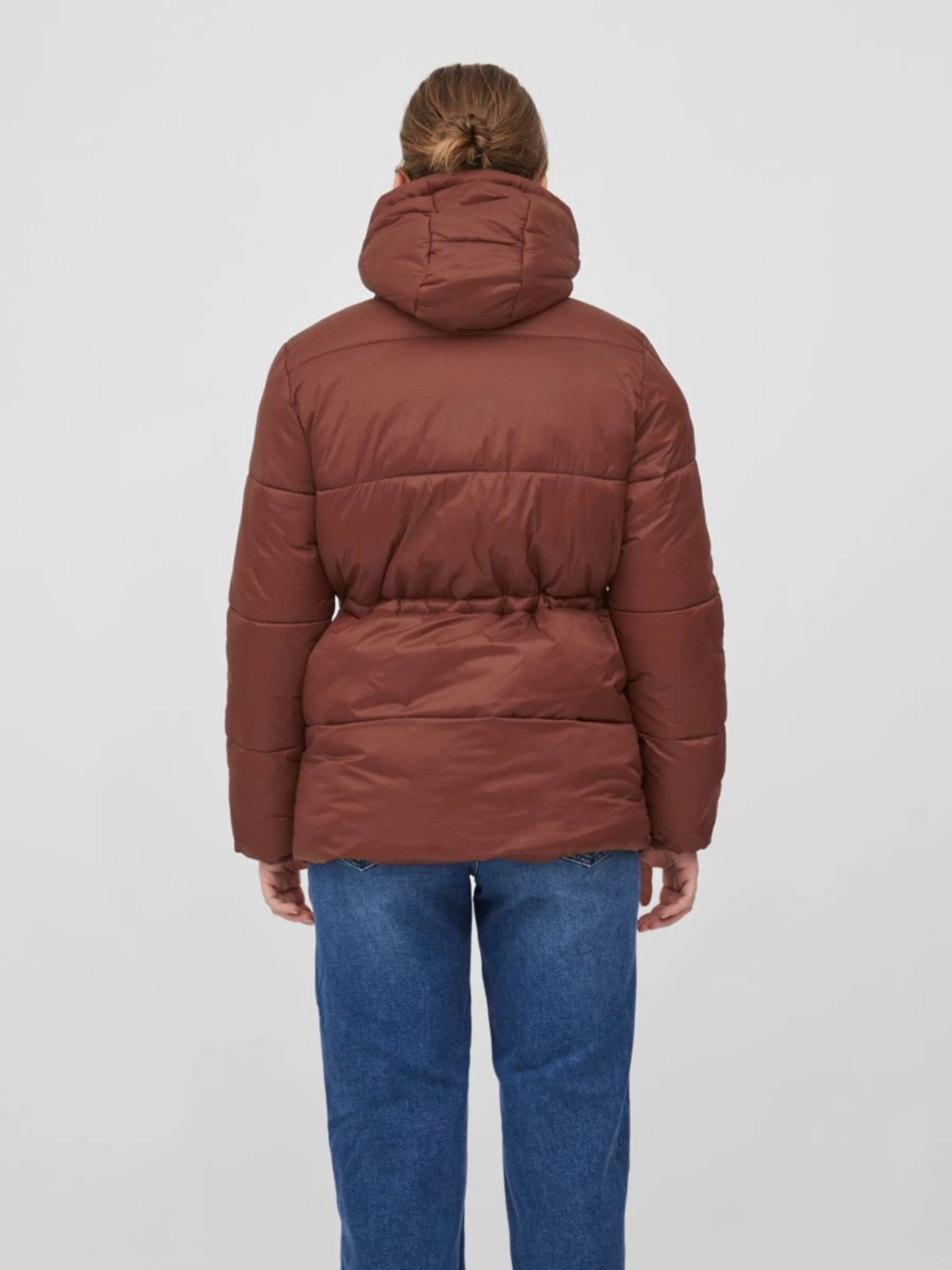 Vila Winterjassen Winterjas Petite Dames Bruin 4 Vila Winterjassen Winterjas Petite Dames Bruin - Afbeelding 4