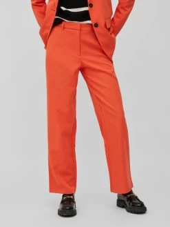 Vila Pantalons Regular Broek Kammas Dames Oranje -Vila 4125363f2bc48bde4545a246cb81b4fe
