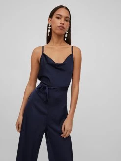 Vila Lange Jumpsuits Jumpsuit Dames Navy -Vila 413160407192785718b8928a1b616db5