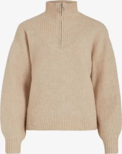 Vila Coltruien Trui Dames Beige