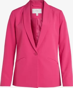 Vila Klassieke Blazers Blazers Kamma Dames Fuchsia