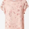Vila Blouses Met Korte Mouw Blouse Dames Rosa