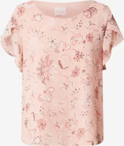 Vila Blouses Met Korte Mouw Blouse Dames Rosa