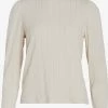 Vila Longsleeves Shirt Dames Wolwit