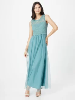 Vila Avondjurken Avondjurk LYNNEA Dames Blauw -Vila 42ba0cfaf28aacd57a77f89c3ee72cef scaled