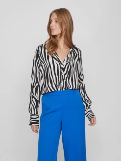 Vila Blouseshirts Blouse Fini Dames Zwart / Wolwit 9 Vila Blouseshirts Blouse Fini Dames Zwart / Wolwit -Vila 42e762cfa016259feee961dfacfe791b scaled