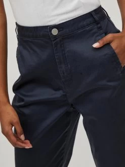 Vila Chinos Tapered Chino Dames Donkerblauw -Vila 42e76db03fca339467547973eca5b8ce