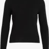 Vila Basic Truien Trui Comfy Dames Zwart