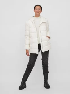 Vila Winterjassen Winterjas Dames Wit -Vila 4449aec4824bae49b07323f7262c49d6 scaled