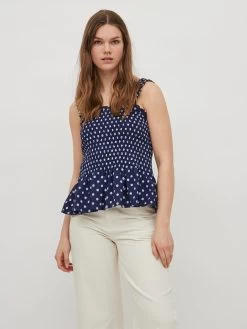 Vila Mouwloze Shirts Top Most Dames Navy -Vila 44742870988108a8c75120816396df77