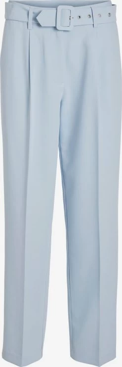 Vila Bandplooibroeken Regular Bandplooibroek Ivy Dames Lichtblauw