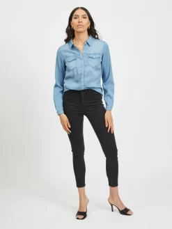 Vila Spijkerblouses Blouse Bista Dames Lichtblauw 8 Vila Spijkerblouses Blouse Bista Dames Lichtblauw -Vila 45270cf5fce6331cb2311e0b14108946 scaled