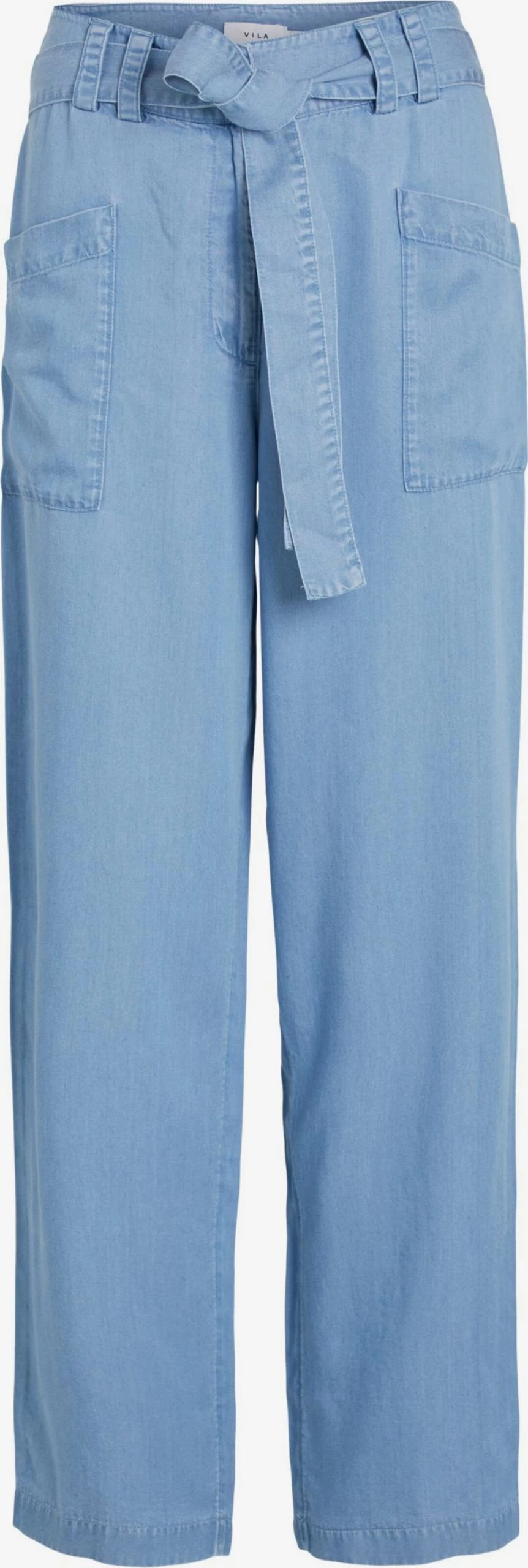 Vila Pantalons Loosefit Broek Dames Blauw 1 Vila Pantalons Loosefit Broek Dames Blauw