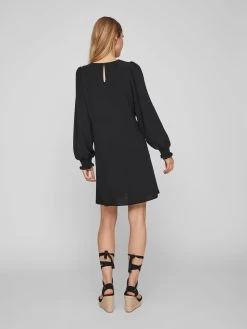 Vila Mini Jurken Jurk Dames Zwart -Vila 45fbe3f85ad04a4800ef8c3fe273c0f5