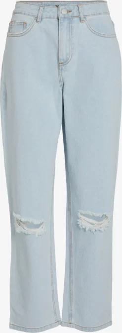 Vila Mom Jeans Loosefit Jeans Dames Lichtblauw