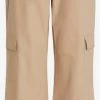 Vila Jeans Wide Leg Cargojeans Dames Beige