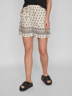 Vila Shorts Loosefit Broek Atnia Dames Greige -Vila 47a6ecdc0813ba38b795b978972af866