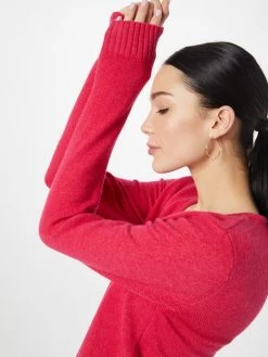 Vila Basic Truien Trui Ril Dames Framboos -Vila 488da671cea762516f5a71012fcfa3aa