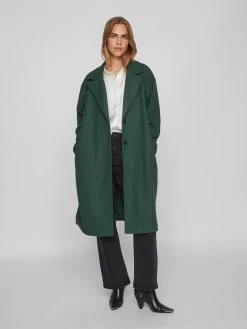 Vila Tussenmantels Tussenmantel Poko Dames Donkergroen -Vila 48a3c04e1c97274bf9305ee72d2919b1