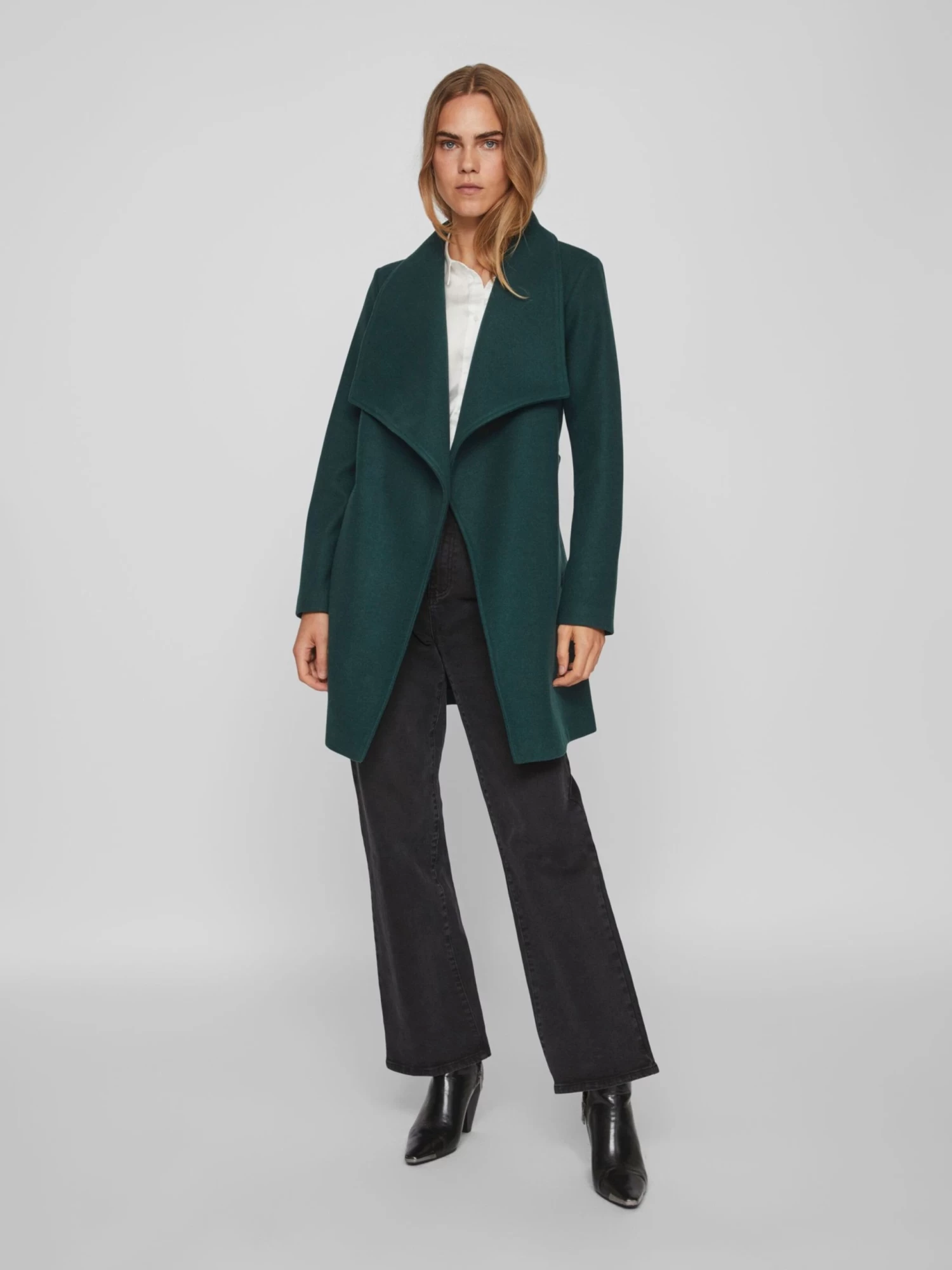 Vila Tussenmantels Tussenmantel Dames Groen 5 Vila Tussenmantels Tussenmantel Dames Groen - Afbeelding 5