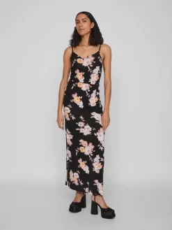 Jerseyjurken Jurk KAMI Dames Zwart -Vila 48fc314e8bc0299902cdef8ab0b10f24 scaled