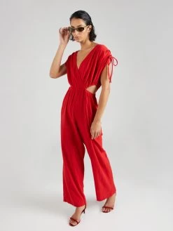 Vila Lange Jumpsuits Jumpsuit ASTA Dames Lichtrood -Vila 4a0687219acb86f2e8eec06282e33d0d